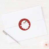 Kerst van Merry Ronde Sticker (Envelop)