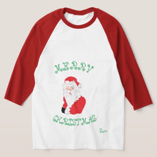 Kerst van Merry T-shirt (Laagn)