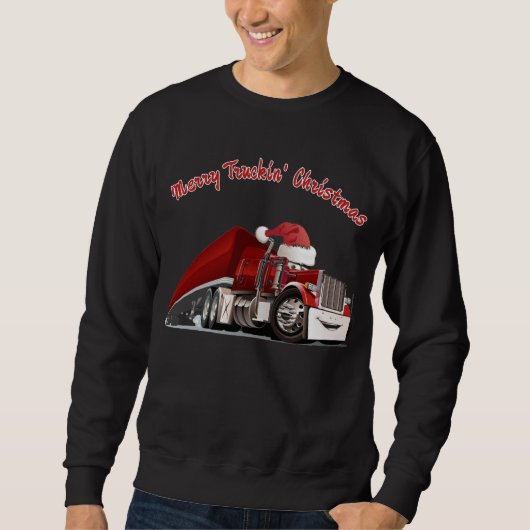 Kerst van Merry Truckin Trui (Voorkant)