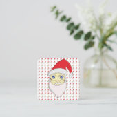 Kerst van Merry Vierkante Visitekaartje (Staand voorkant)