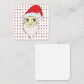 Kerst van Merry Vierkante Visitekaartje (Voorkant / Achterkant)