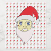 Kerst van Merry Wijn Etiket (Enkel label)