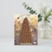 Kerst van Monarch Butterflies Feestdagenkaart (Staand voorkant)
