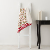 Kerst van Monogram Gingerbrood Sherpa Deken (In situ)