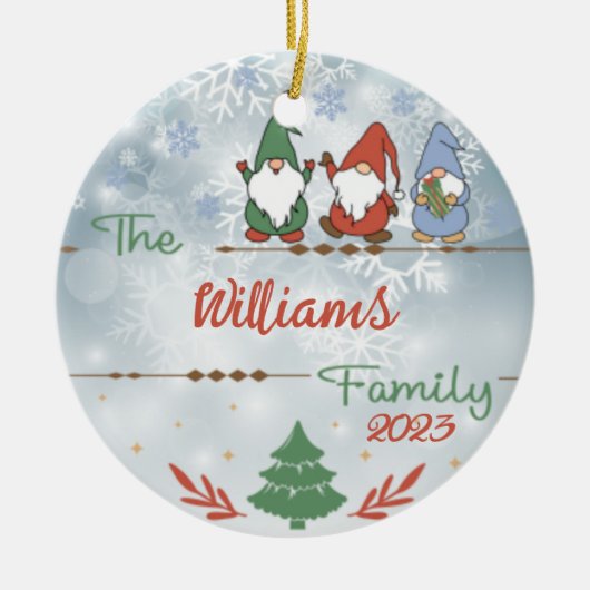 Kerst van Nome Keramisch Ornament (Voorkant)