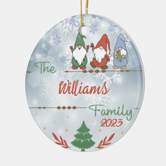 Kerst van Nome Keramisch Ornament (Links)