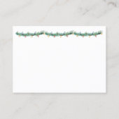 Kerst van ons huis naar uw behuizing Kaart Visitekaartje (Achterkant)