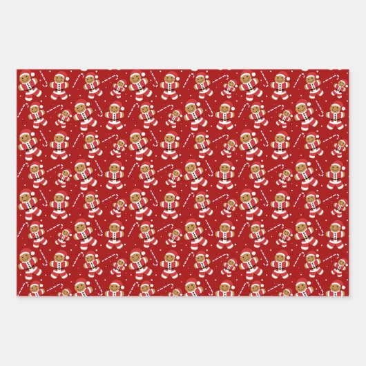 Kerst van ontbijtbrood inpakpapier vel (Voorkant 2)