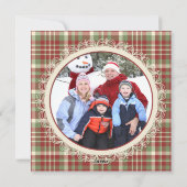 Kerst van ontbijtkoek feestdagenkaart (Achterkant)