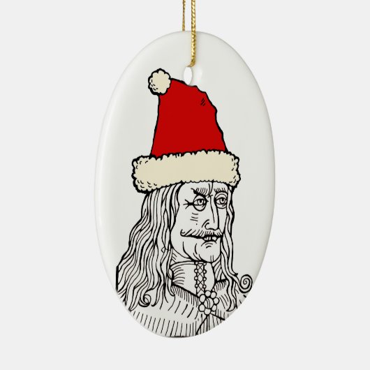 Kerst van oom Vlad Keramisch Ornament (Rechts)