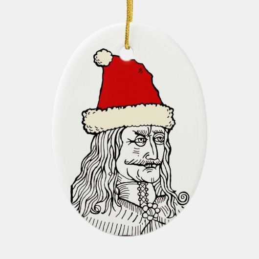 Kerst van oom Vlad Keramisch Ornament (Voorkant)