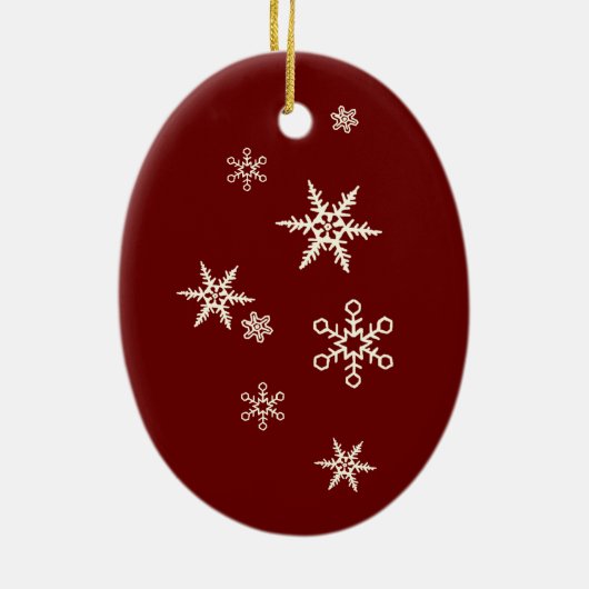 Kerst van oom Vlad Keramisch Ornament (Achterkant)