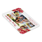  kerst van Poinsettia Merry Magneet (Rechterzijde)
