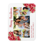  kerst van Poinsettia Merry Magneet (Verticaal)