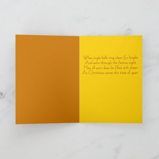 Kerst van Prairie Feestdagen Kaart (Binnen)