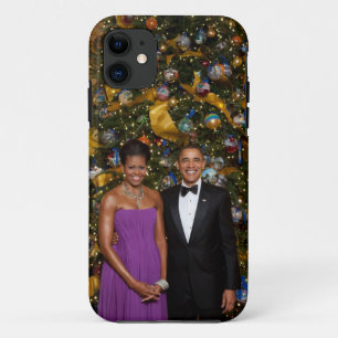 Kerst van President Barack Obama en Michelle Case-Mate iPhone Case