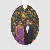 Kerst van President Barack Obama en Michelle Ornament (voorkant)