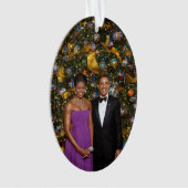 Kerst van President Barack Obama en Michelle Ornament (voorkant)