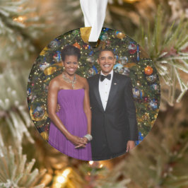 Kerst van President Barack Obama en Michelle Ornament