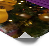 Kerst van President Barack Obama en Michelle Poster (Hoek)