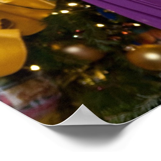 Kerst van President Barack Obama en Michelle Poster (Hoek)