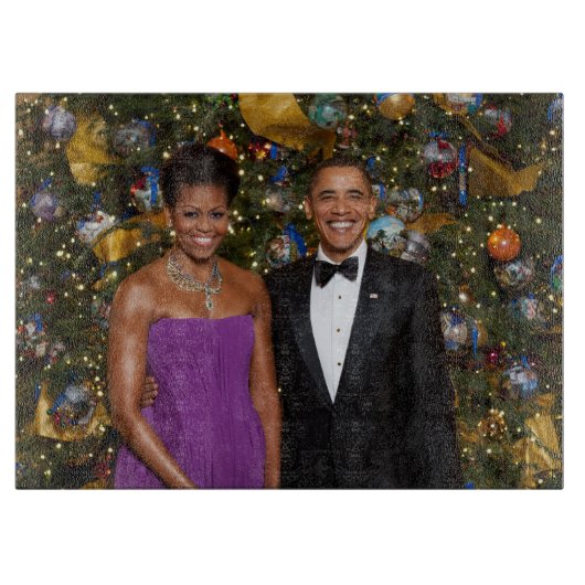 Kerst van President Barack Obama en Michelle Snijplank (Voorkant)