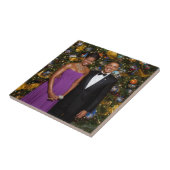 Kerst van President Barack Obama en Michelle Tegeltje (Zijkant)