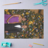 Kerst van President Barack Obama en Michelle Tissuepapier (Craft)