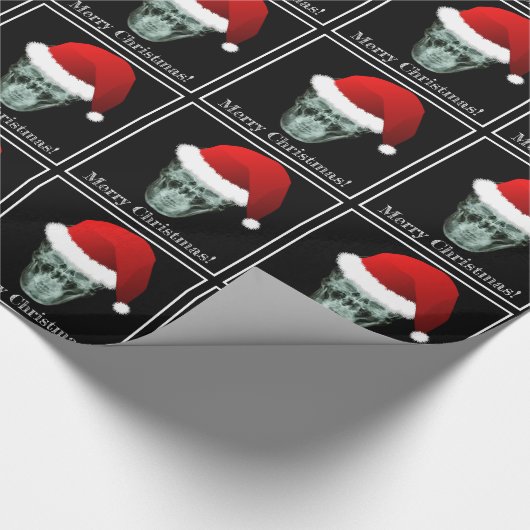 Kerst van Santa Hat Cadeaupapier (Hoek)
