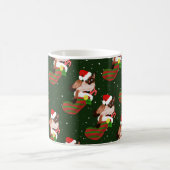 Kerst van Siamese katten met kous en kerstman Koffiemok (Center)