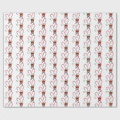 Kerst van snoeprietjes cadeaupapier (Vlak)