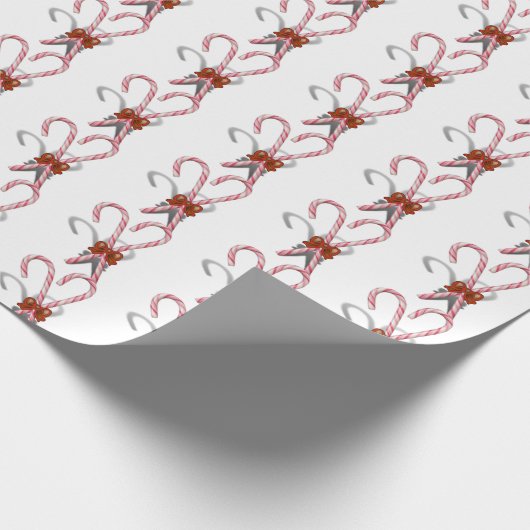 Kerst van snoeprietjes cadeaupapier (Hoek)