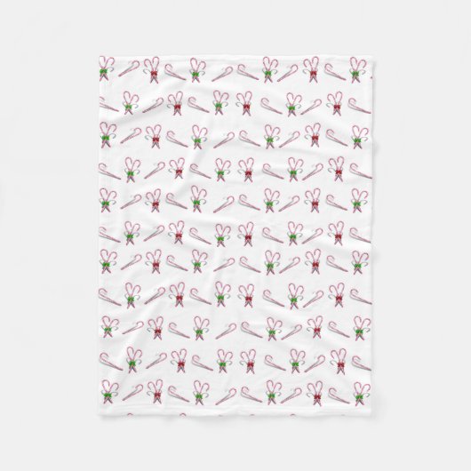 Kerst van snoeprietjes fleece deken (Voorkant)
