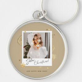 Kerst van soberheid sleutelhanger