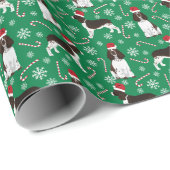 Kerst van Springer Spaniel Cadeaupapier (Rol Hoek)