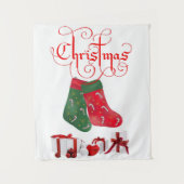 Kerst van tapisserieën wandkleed (Voorkant)