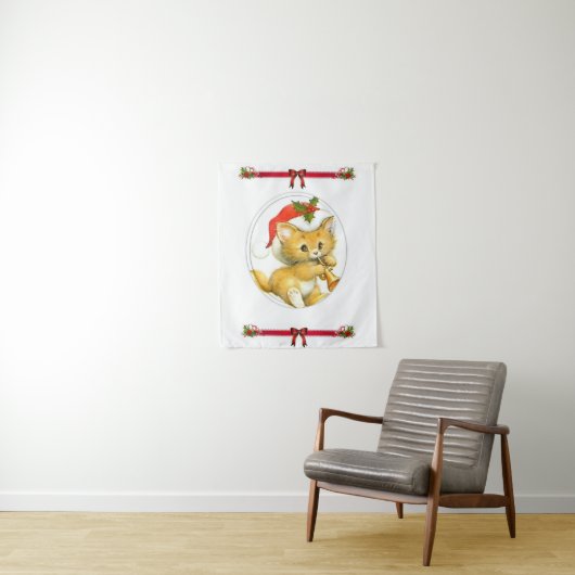 Kerst van tapisserieën wandkleed (In situ)