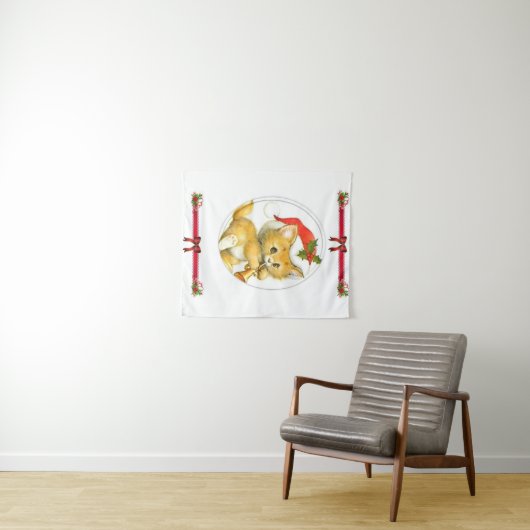 Kerst van tapisserieën wandkleed (In Situ (horizontaal))