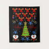 Kerst van tapisserieën wandkleed (Voorkant)