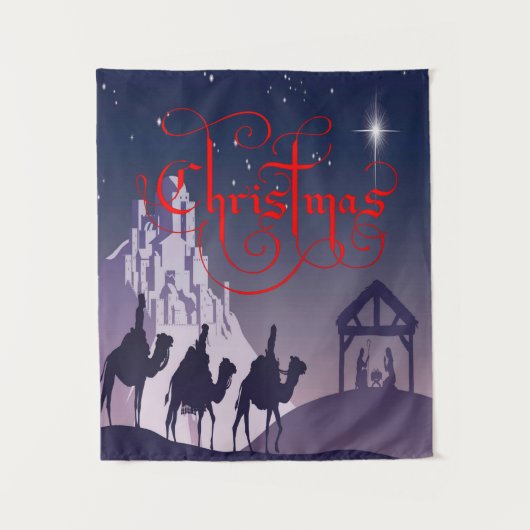 Kerst van tapisserieën wandkleed (Voorkant)