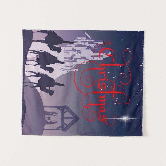 Kerst van tapisserieën wandkleed (Voorkant (horizontaal))