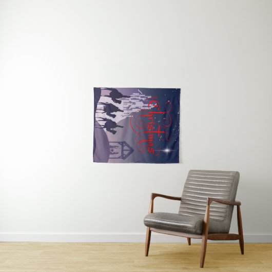 Kerst van tapisserieën wandkleed (In Situ (horizontaal))