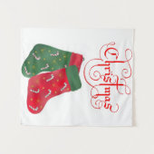 Kerst van tapisserieën wandkleed (Voorkant (horizontaal))