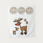 Kerst van tapisserieën wandkleed (Voorkant)