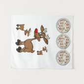 Kerst van tapisserieën wandkleed (Voorkant (horizontaal))