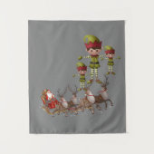 Kerst van tapisserieën wandkleed (Voorkant)