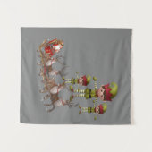 Kerst van tapisserieën wandkleed (Voorkant (horizontaal))