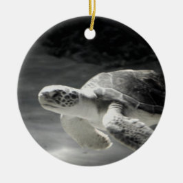 Kerst van Turtle Tank Keramisch Ornament