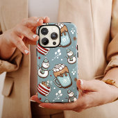 Kerst van warme caca | Caca iPhone Case Mate