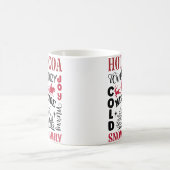 Kerst van warme caca koffiemok (Center)